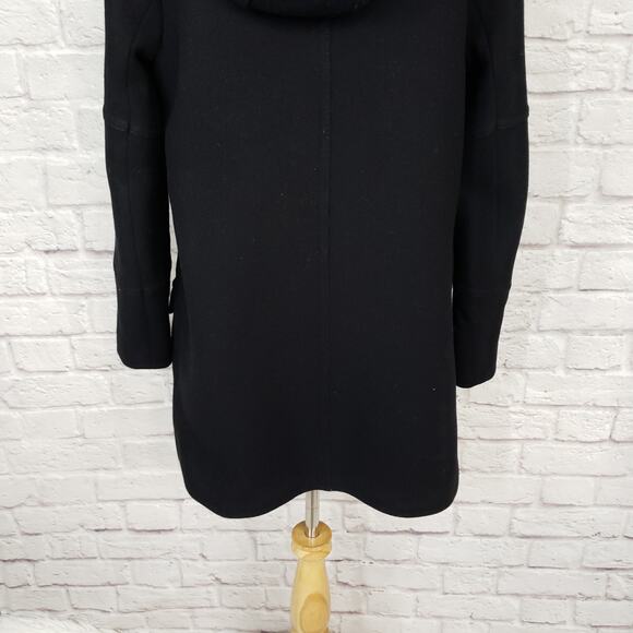 J. Crew Chateau Parka in Italian Stadium-cloth Wool Black Size 6 - Picture 13 of 14